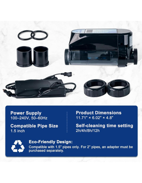 Clorador de Piscina de Agua Salada Rinoson 49,210L WiFi