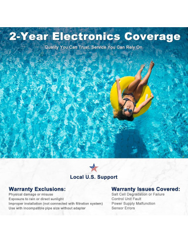 Clorador de Piscina de Agua Salada Rinoson 49,210L WiFi