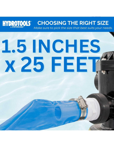 Manguera de Retrolavado Swimline Hydrotools 8703 7.62m x 2.54cm