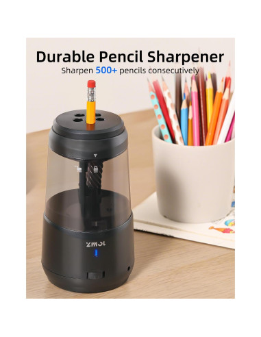 Afilador Eléctrico ZMOL JY-015 con Parada Automática y 5 Velocidades