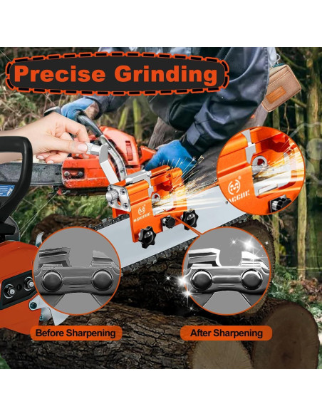 Afilador de Motosierra OMCCHK 5PCS Manual Portátil