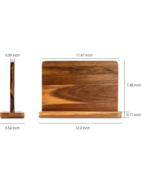 Soporte Magnético para Cuchillos BF Bill.F de Acacia 36x24cm