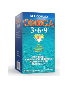 Suplemento Omega 3-6-9 Glucoflex 1200 mg 30 porciones