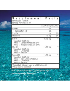 Suplemento Omega 3-6-9 Glucoflex 1200 mg 30 porciones 2