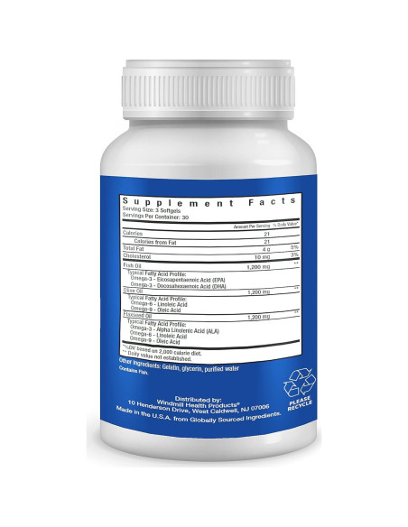 Suplemento Omega 3-6-9 Glucoflex 1200 mg 30 porciones