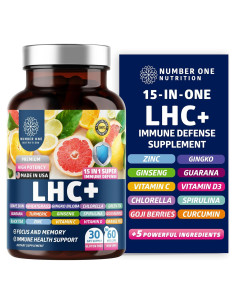 Suplemento Inmunológico LHC+ Number One Nutrition 60 Cápsulas