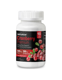 Cranberry Premium - Suplemento Urinario 500mg 90 Cápsulas Veganas
