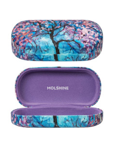 Funda Dura Molshine para Gafas de Sol Grande Color Flores