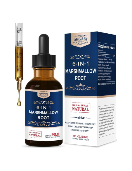 Extracto de raíz de malvavisco 60 ml - Suplemento herbal Organiherbence