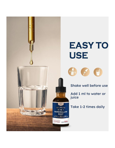 Extracto de raíz de malvavisco 60 ml - Suplemento herbal Organiherbence