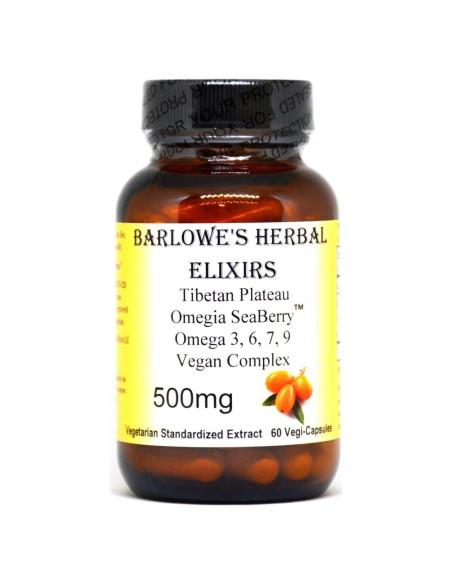 Extracto de Espino Marino Barlowe 500mg | 60 Cápsulas Veganas