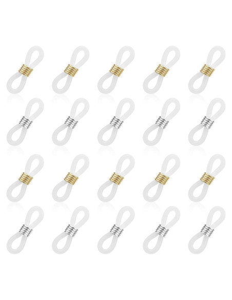 Extremos de Cadena para Gafas HUIHUIBAO 20 Piezas Ajustables