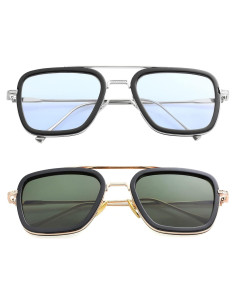 Gafas de sol AIEYEZO Tony Stark Cuadradas UV 100%