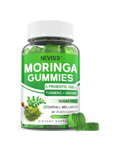 Gomitas de Moringa Veganas NEVISS 60 Unidades Sin Azúcar
