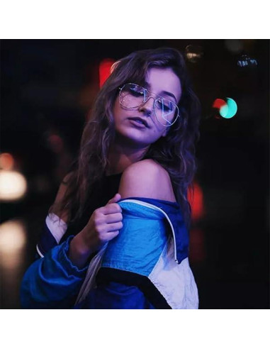 Gafas de Aviador EYLRIM con Lentes Anti Luz Azul - Unisex