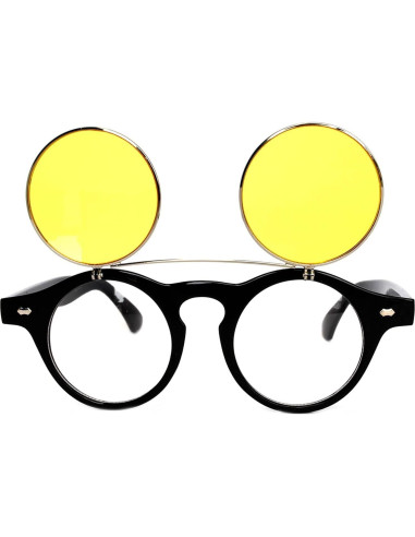 Gafas de Sol Steampunk Retro Góticas Plegables UV400