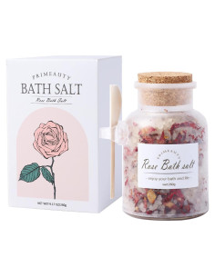 Sal de Baño T-shin con Pétalos de Rosa y Lavanda 260g