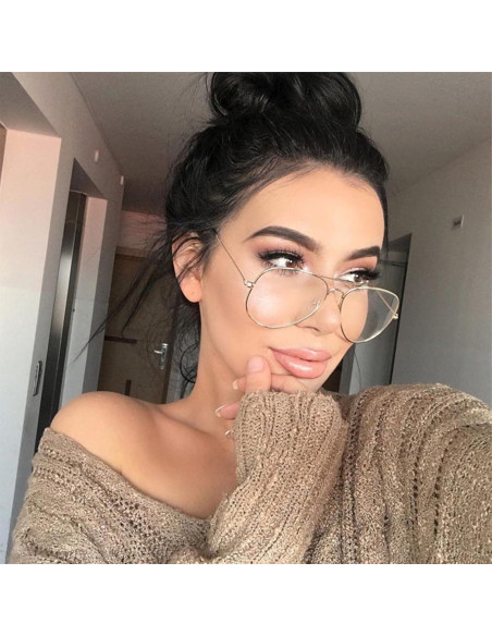 Gafas de Aviador EYLRIM con Lentes Anti Luz Azul - Unisex