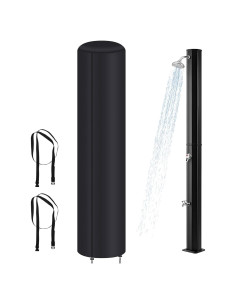 Cubierta de Ducha Solar Impermeable Maasechs 230x67cm Negra