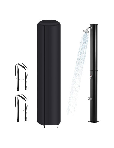 Cubierta de Ducha Solar Impermeable Maasechs 230x67cm Negra