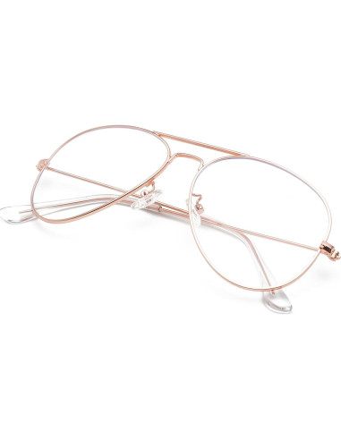 Gafas de Aviador EYLRIM con Lentes Anti Luz Azul - Unisex