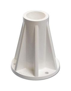 Base de Montaje de Polímero Saftron para Barandillas de Piscina - 4 Unidades 2