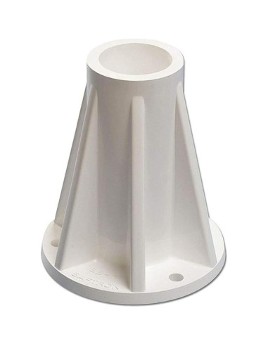 Base de Montaje de Polímero Saftron para Barandillas de Piscina - 4 Unidades