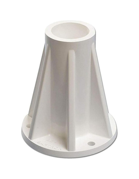 Base de Montaje de Polímero Saftron para Barandillas de Piscina - 4 Unidades