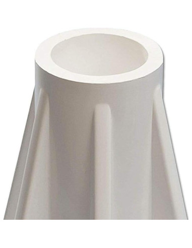 Base de Montaje de Polímero Saftron para Barandillas de Piscina - 4 Unidades