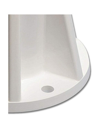 Base de Montaje de Polímero Saftron para Barandillas de Piscina - 4 Unidades