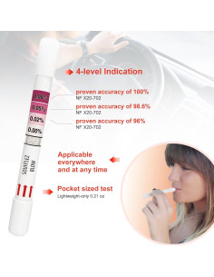 Alcoholímetro desechable AssuTest 4 en 1 - Prueba en casa 2