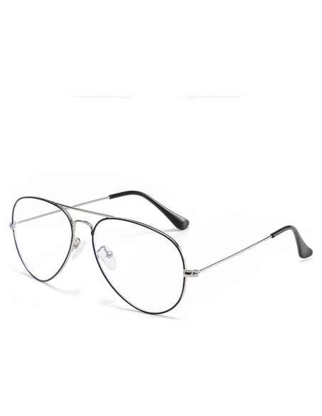 Gafas Aviador EYLRIM Anti Luz Azul Metal 58mm Unisex