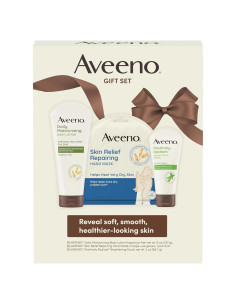 Set de Regalo de Spa Aveeno - Exfoliante, Loción y Mascarillas