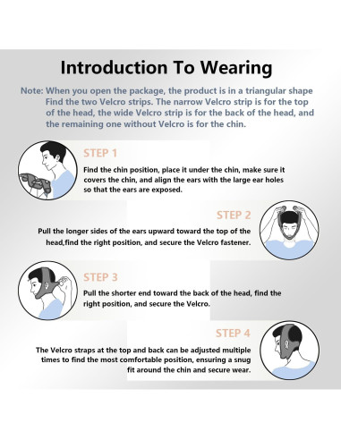 Correa Anti Ronquidos Ajustable JUNJIANHUAN Transpirable