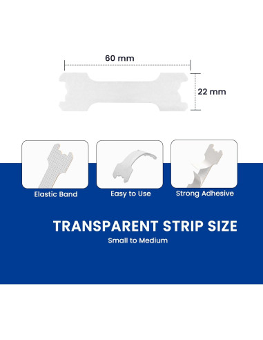 Tiras Nasales Anti Ronquidos Breathe More 50 Ct Mediano