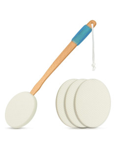 Aplicador de Loción RMS con Mango Largo y 4 Almohadillas