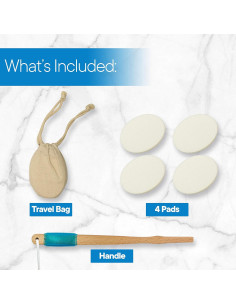 Aplicador de Loción RMS con Mango Largo y 4 Almohadillas 2