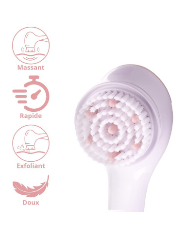 Cepillo Corporal Eléctrico Flawless Cleanse Spa - 3 Cabezas