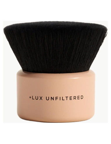 Brocha Corporal Kabuki Lux Unfiltered - Cerdas Sintéticas Veganas