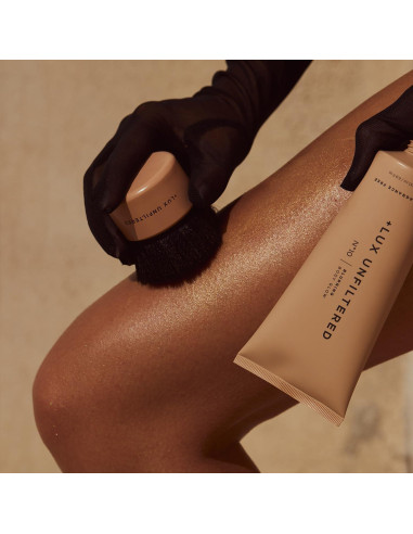 Brocha Corporal Kabuki Lux Unfiltered - Cerdas Sintéticas Veganas