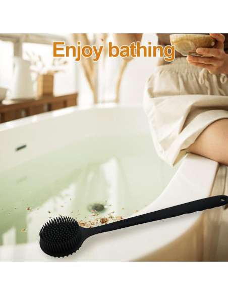 Paquete de 2 cepillos de silicona LIOUCBD para la espalda 38 cm