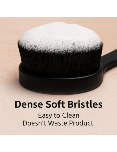 Brocha Aplicadora de Loción Corporal GOERTI - Mango Largo Antideslizante