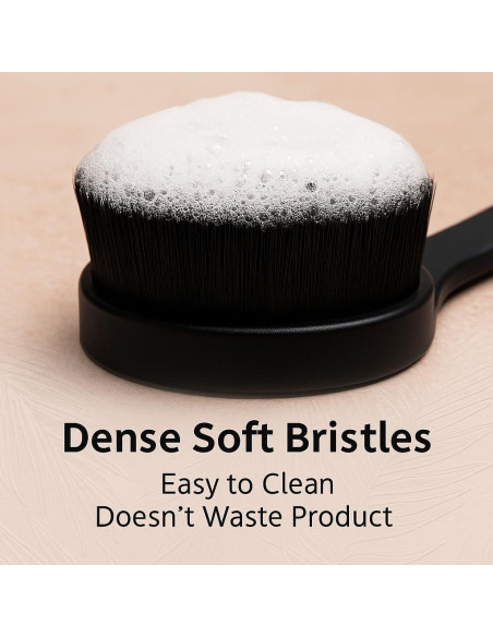 Brocha Aplicadora de Loción Corporal GOERTI - Mango Largo Antideslizante