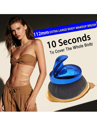 Brocha de Maquillaje Corporal Yoyair 112mm para Autobronceador