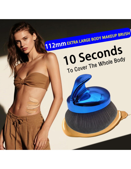 Brocha de Maquillaje Corporal Yoyair 112mm para Autobronceador