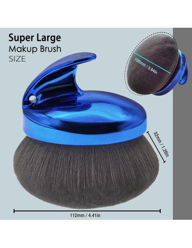 Brocha de Maquillaje Corporal Yoyair 112mm para Autobronceador