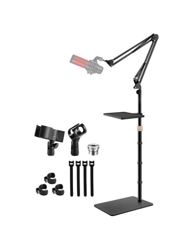 Soporte de Micrófono de Piso BILIONE LD36 Ajustable 2.79kg