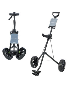 Carro de Golf XDriveMax GC01 Negro 2 Ruedas Plegable