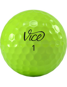 Pelotas de Golf Vice Pro Plus Lima Neón 1 Docena 2020 2