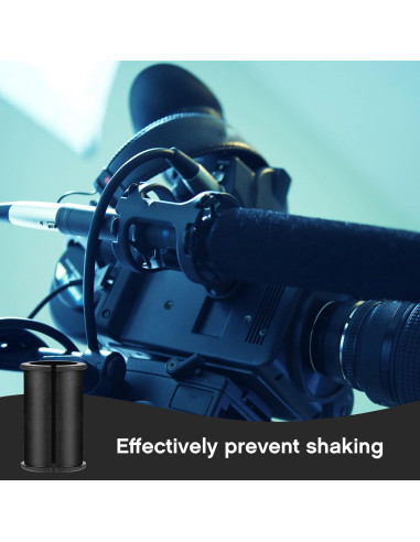 Tubo Espaciador de Goma Boao para Micrófono Shotgun - 4 Pcs